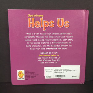 God Always Helps Us -religion board