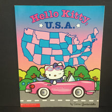 Load image into Gallery viewer, Hello Kitty, U.S.A. (Carra Gamberdella) (Notable Place: USA) -activity character educational paperback
