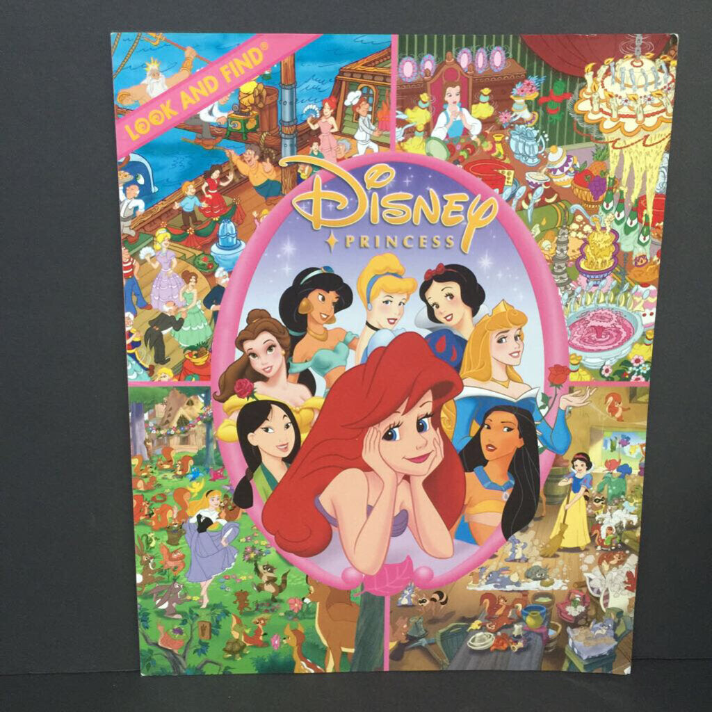 Disney Princess -character look & find paperback