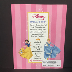 Disney Princess -character look & find paperback