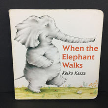 Load image into Gallery viewer, When the Elephant Walks (Keiko Kasza) -board
