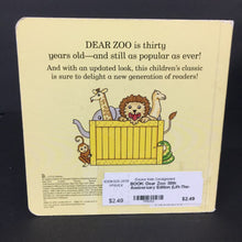 Load image into Gallery viewer, Dear Zoo: 30th Anniversary Edition (Lift-The-Flap) (Rod Campbell) -board
