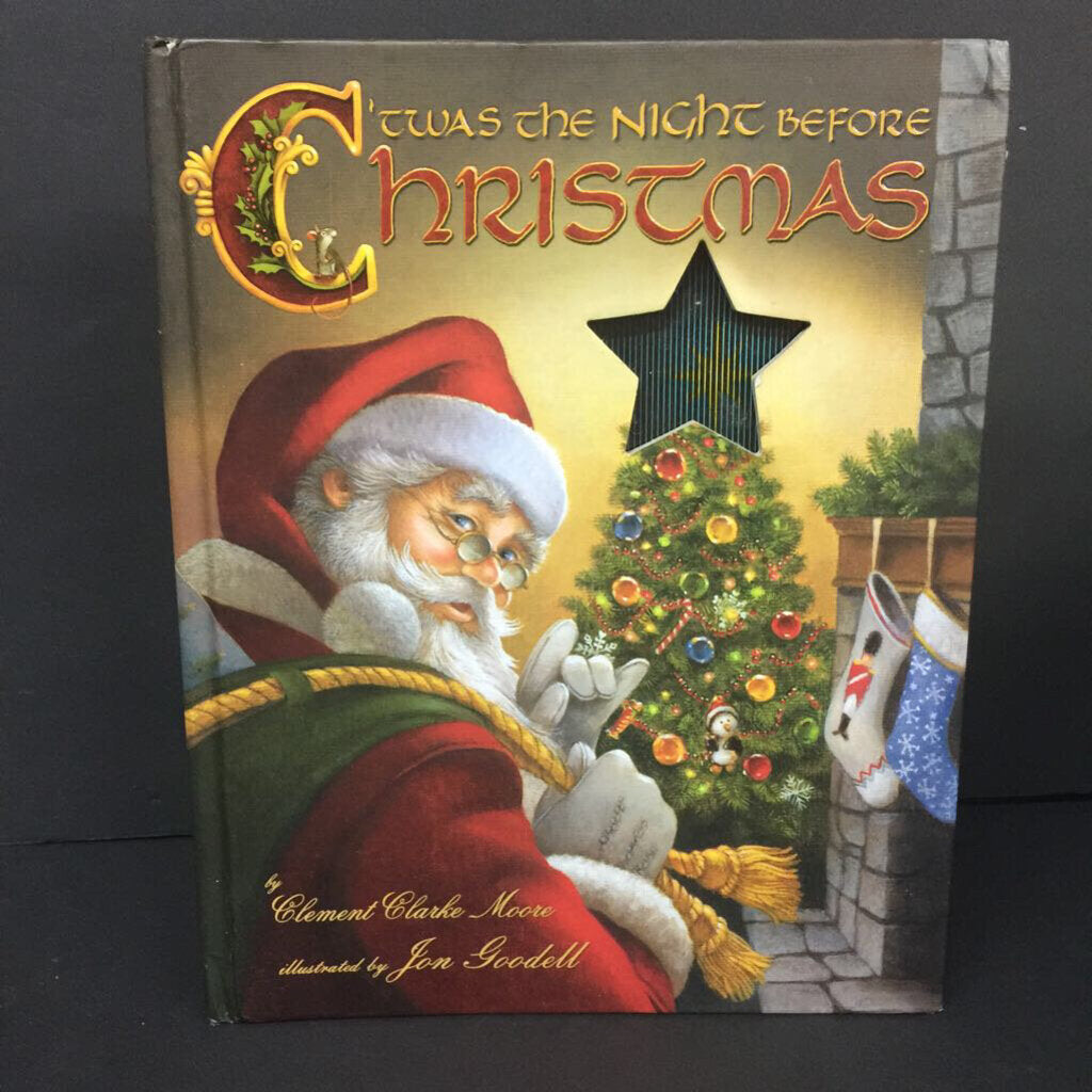 'Twas the Night Before Christmas (Clement Clarke Moore) (Season: Winter, Holiday) -motion hardcover