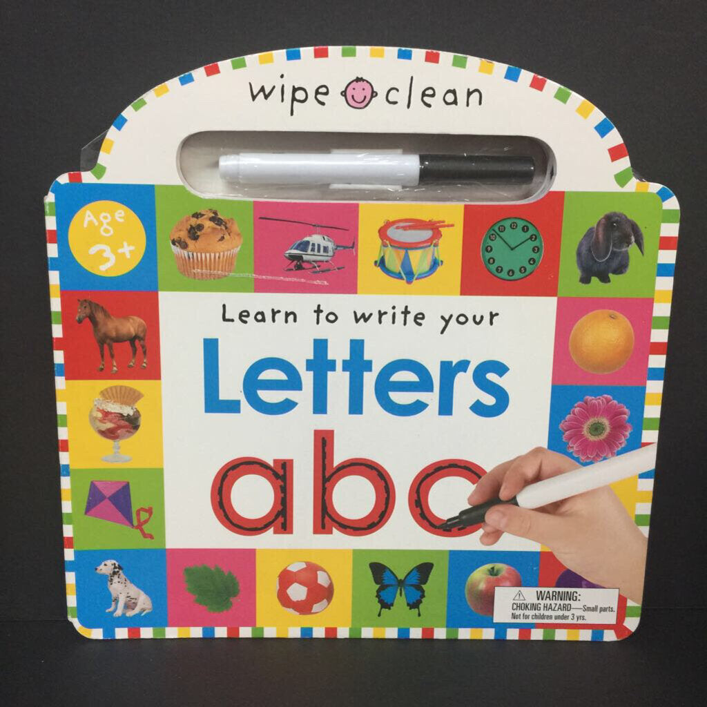 Learn to Write Your Letters ABC (Roger Priddy) (Wipe-Clean) (Language) -educational board