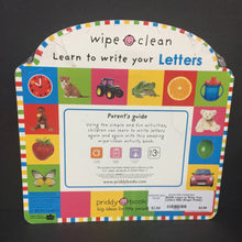 Load image into Gallery viewer, Learn to Write Your Letters ABC (Roger Priddy) (Wipe-Clean) (Language) -educational board
