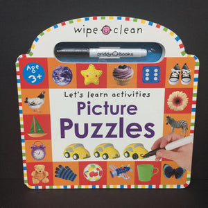 Let's Learn Activities: Picture Puzzles (Roger Priddy) (Wipe Clean) -activity board
