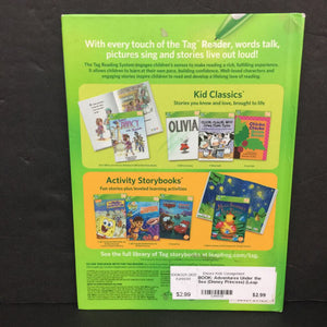 Adventures Under the Sea (Disney Princess) (Leap Frog Tag) -interactive character hardcover