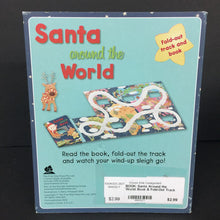 Load image into Gallery viewer, Santa Around the World: Book &amp; Fold-Out Track (Season: Winter, Holiday: Christmas)-board
