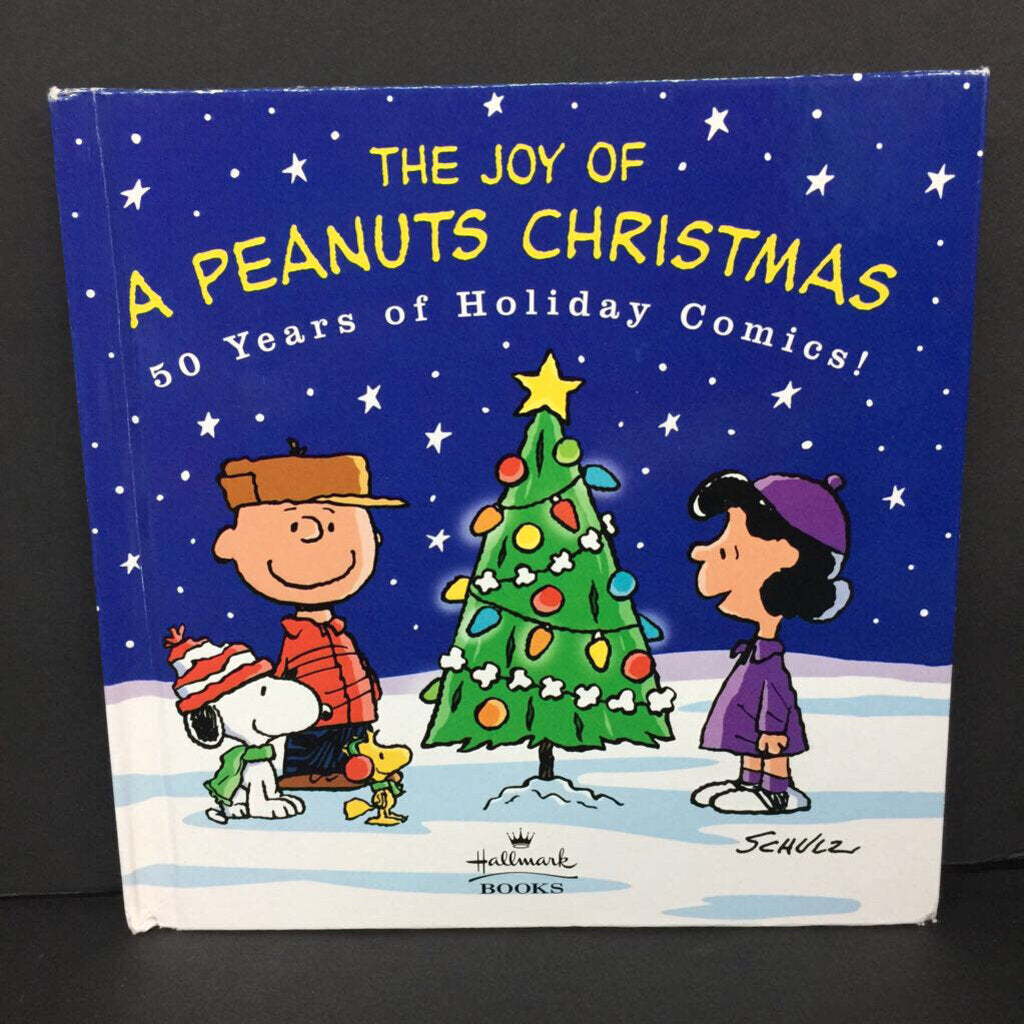 The Joy of A Peanuts Christmas: 50 Years of Holiday Comics (Hallmark) (Charles M. Schulz) (Season: Winter, Holiday) -character comic hardcover
