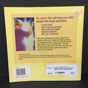 All About God: What it Means to Be a Christian: 50 Faith-Building Devotions for Kids (Mary Rose Pearson) -religion paperback