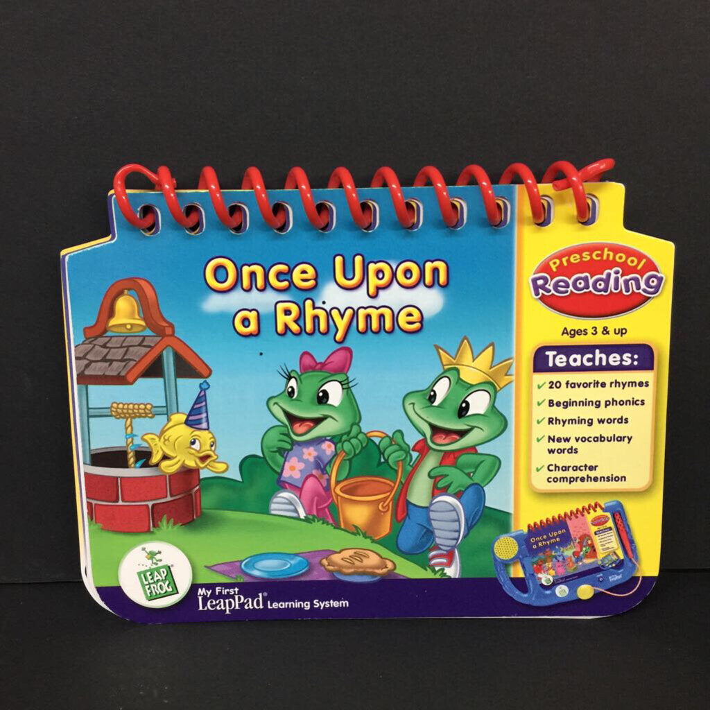 Once Upon a Rhyme (Leap Frog My First LeapPad Learning) (Preschool Reading) -interactive paperback