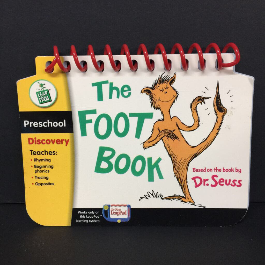 The Foot Book (Leap Frog My First LeapPad Learning) (Preschool Reading) -interactive dr. seuss paperback