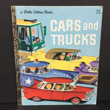 Load image into Gallery viewer, Cars and Trucks (Golden Book Vintage Collectible 1981) (Richard Scarry) -hardcover
