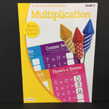 Load image into Gallery viewer, Multiplication (Wipe-Clean) (Grade 3) (Bendon) -workbook paperback
