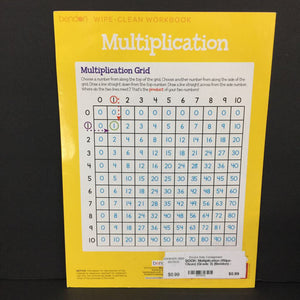Multiplication (Wipe-Clean) (Grade 3) (Bendon) -workbook paperback