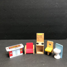Load image into Gallery viewer, Wooden Dollhouse Furniture Set
