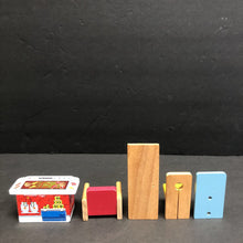 Load image into Gallery viewer, Wooden Dollhouse Furniture Set
