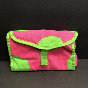 Polka Dot Roll Up Hanging Jewelry Organizer Bag