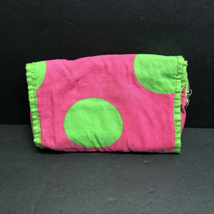 Polka Dot Roll Up Hanging Jewelry Organizer Bag