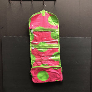 Polka Dot Roll Up Hanging Jewelry Organizer Bag