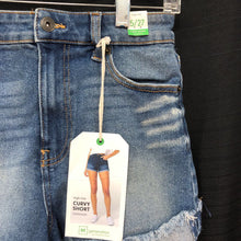 Load image into Gallery viewer, High Rise Curvy Denim Shorts (NEW) (RE Generation)
