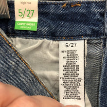 Load image into Gallery viewer, High Rise Curvy Denim Shorts (NEW) (RE Generation)
