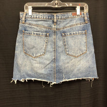 Load image into Gallery viewer, Raw Hem Denim Mini Skirt (Blank NYC)
