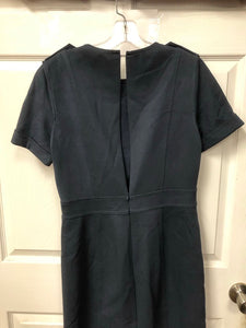 Zip Slit Sheath Dress