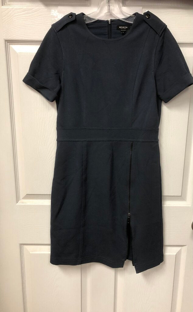 Zip Slit Sheath Dress