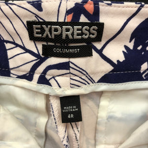 Floral Columnist Ankle Pants