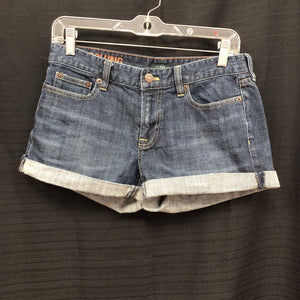 Hipslung Stretch Denim Shorts