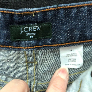 Hipslung Stretch Denim Shorts