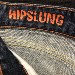 Hipslung Stretch Denim Shorts