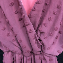 Load image into Gallery viewer, Swiss Dot Romper (Pink Lily)
