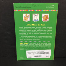 Load image into Gallery viewer, Arthur Makes the Team (Arthur Chapter Books) -series character paperback

