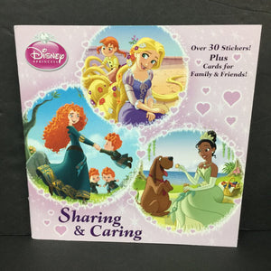 Sharing & Caring (Disney Princess) (Courtney Carbone) -character paperback