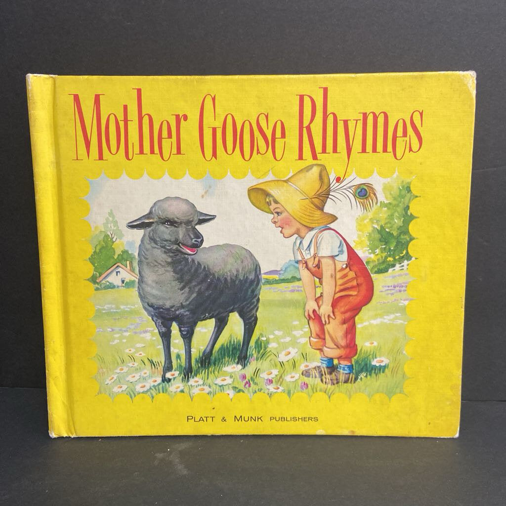 Mother Goose Rhymes (Nursery Rhyme) (Vintage Collectible 1977) -hardcover