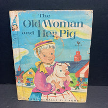 Load image into Gallery viewer, The Old Woman and Her Pig (Rand McNally Elf Book (Vintage Collectible 1961) (Wallace C. Wadsworth) -hardcover
