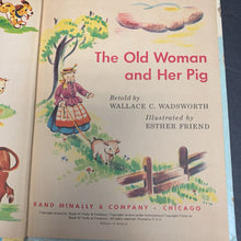 Load image into Gallery viewer, The Old Woman and Her Pig (Rand McNally Elf Book (Vintage Collectible 1961) (Wallace C. Wadsworth) -hardcover
