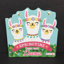 Load image into Gallery viewer, Springtime With the Llamas -board
