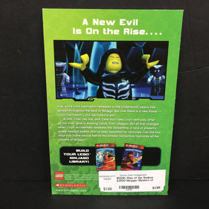 Rise of the Snakes (LEGO Ninjago: Masters of Spinjitzu) -character reader paperback