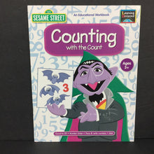 Load image into Gallery viewer, Counting with the Count (Sesame Street) (Math) -character workbook paperback
