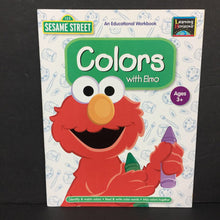 Load image into Gallery viewer, Colors with Elmo (Sesame Street) -character workbook paperback
