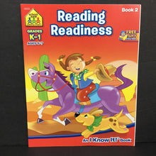 Load image into Gallery viewer, Reading Readiness Book 2 (School Zone Grades K-1) -workbook paperback
