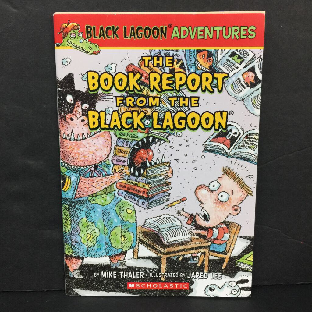 The Book Report From the Black Lagoon (Black Lagoon Adventures) (Mike Thaler) -series paperback