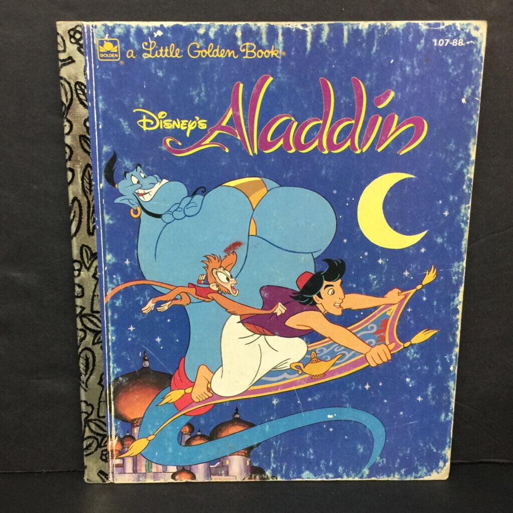 Disney's Aladdin (Karen Krieder) (Little Golden Book) -character hardcover