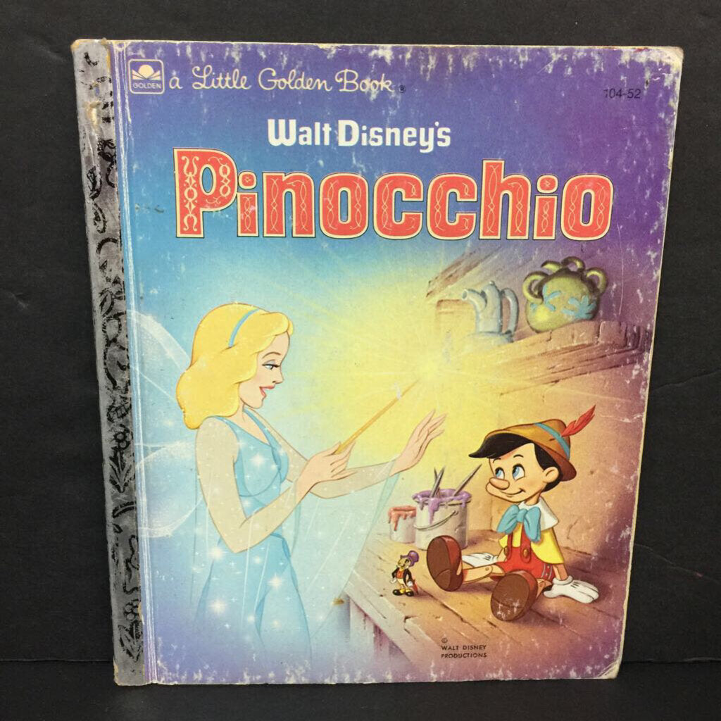 Walt Disney's Pinocchio (Golden Book) -character hardcover