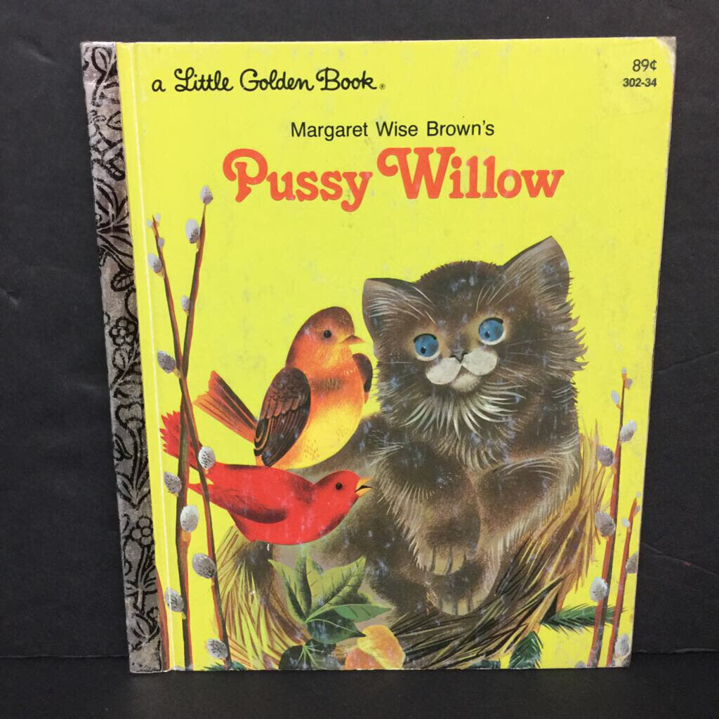 Pussy Willow (Margaret Wise Brown) (Golden Book, Vintage Collectible c.1979) -character hardcover