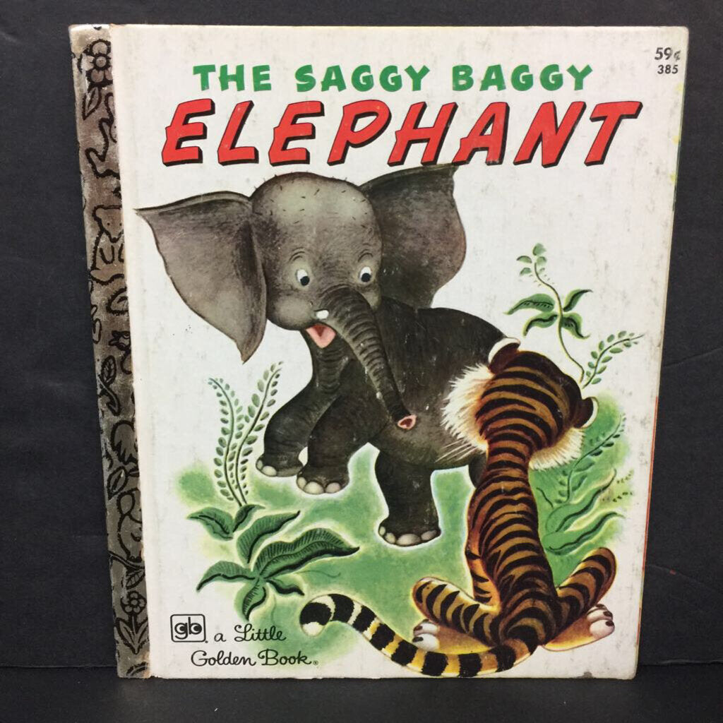 The Saggy Baggy Elephant (Golden Book Vintage Collectible 1978) (K. & B. Jackson) -hardcover