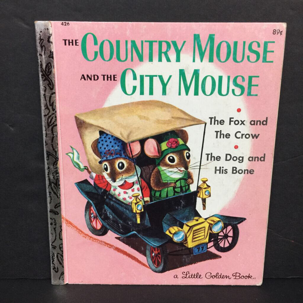 The Country Mouse and the City Mouse (Golden Book) (Patricia Scarry) (Aesop's Fables / Fairy Tale) -hardcover